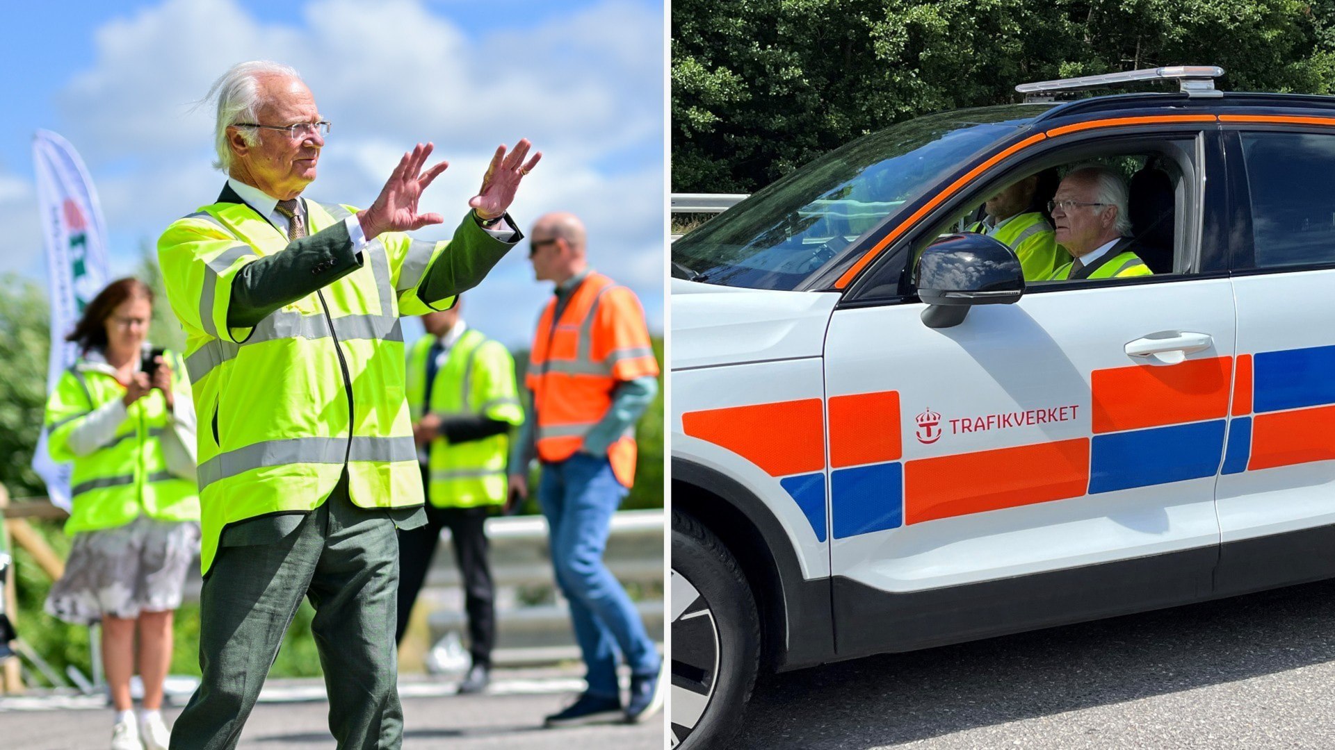 ⚡️ پادشاه جاده E6 را دوباره افتتاح کرد: “احساس خیلی خوبی داشت”