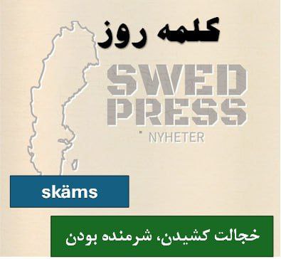 ⚡️کلمه‌ی روزskämsatt skämmas, skämdes, har skämts, –, skäms!این فعل به احساس گناه، خجالت، یا پشیمانی که معمولاً به دلیل انجام دادن کاری که به نظر نادرست یا نامناسب است، اشاره می‌کند.