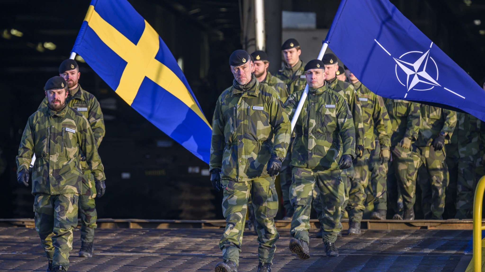 ⚡️ اولین نیروی سوئدی ناتو اکنون به لتونی وارد می‌شود
