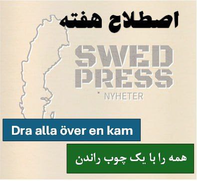 ⚡️اصطلاح هفتهDra alla över en kamترجمه تحت‌اللفظی: “همه را با یک شانه شانه کردن.”
یک اصطلاح رایج در زبان سوئدی است که به معنای “همه را با یک چوب راندن” یا “همه را به یک چشم دیدن” است.  این اصطلاح معمولاً بار منفی دارد و نشان‌دهنده تعمیم غیرمنصفانه یا عدم توجه به تفاوت‌های فردی است. در مکالمات، اغلب برای انتقاد از کسی که ساده‌سازی بیش از حد می‌کند به کار می‌رود.